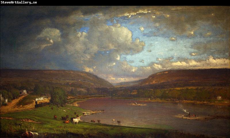George Inness On the Delaware River